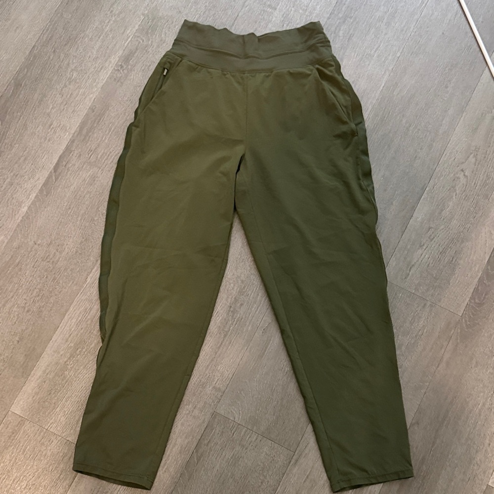 Athleta Olive Green Track Pants